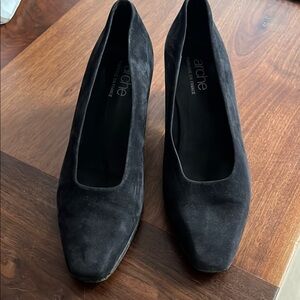 Arche black suede pumps size 40
